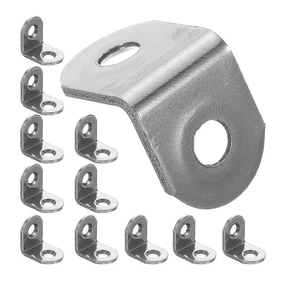 Angle Corner Bracket Stable Support For Furniture 12Set