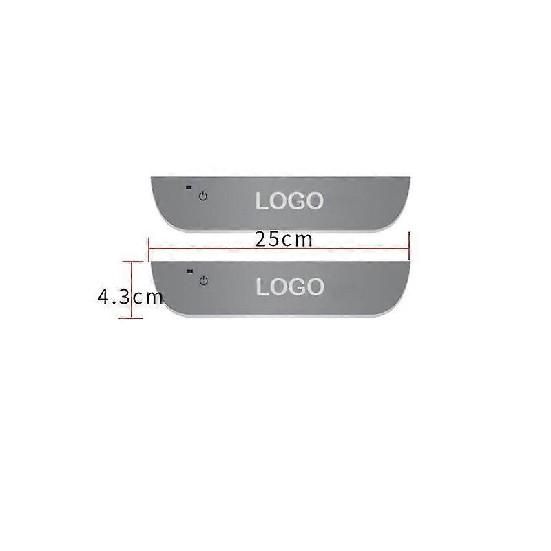 Customized Car Welcome Door illuminated Sill Light Logo Lamp LED Car Pedal Fit For SEAT IBIZA LEON ARONA ATECA ALTEA AROSA TOLEDO Motor Vehicle Lighti