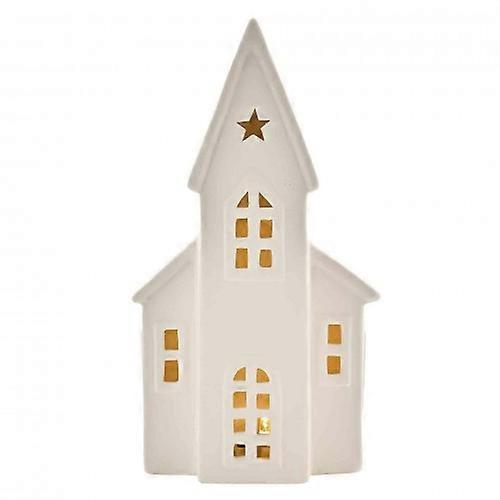 Ceramic Light Up LED House