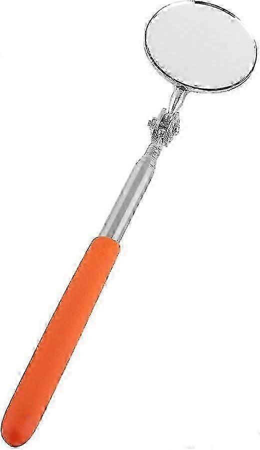 ZENGO Round Telescopic Inspection Mirror Retractable Repair Tool Hand Telescoping Tool With Handle Inspection Mirror(50x600mm)