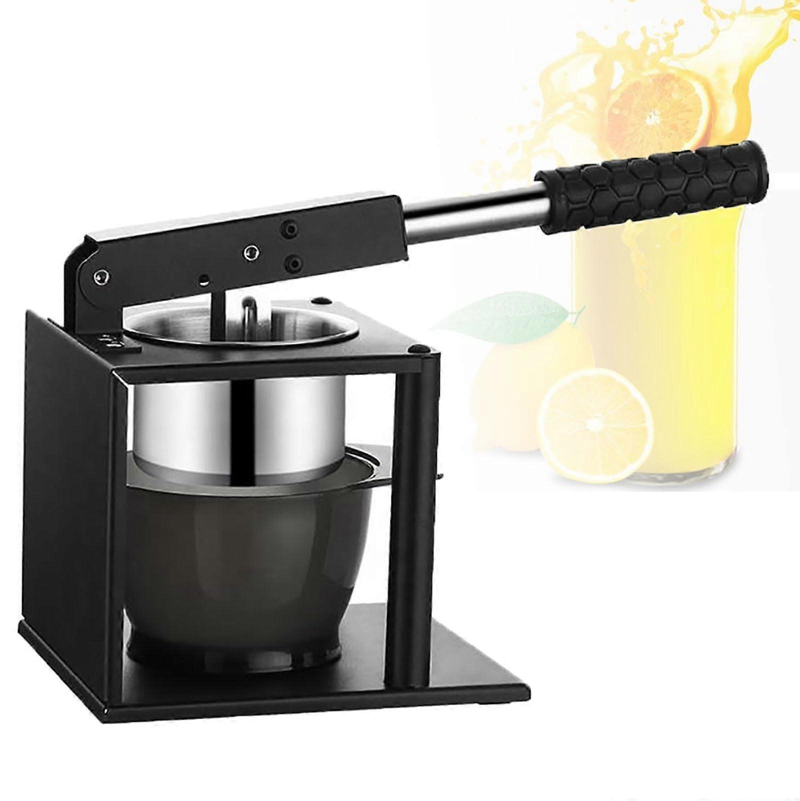 Manual Citrus Juicer, Hand Pressed Stainless Steel Fruit Lemon Juicer for Household