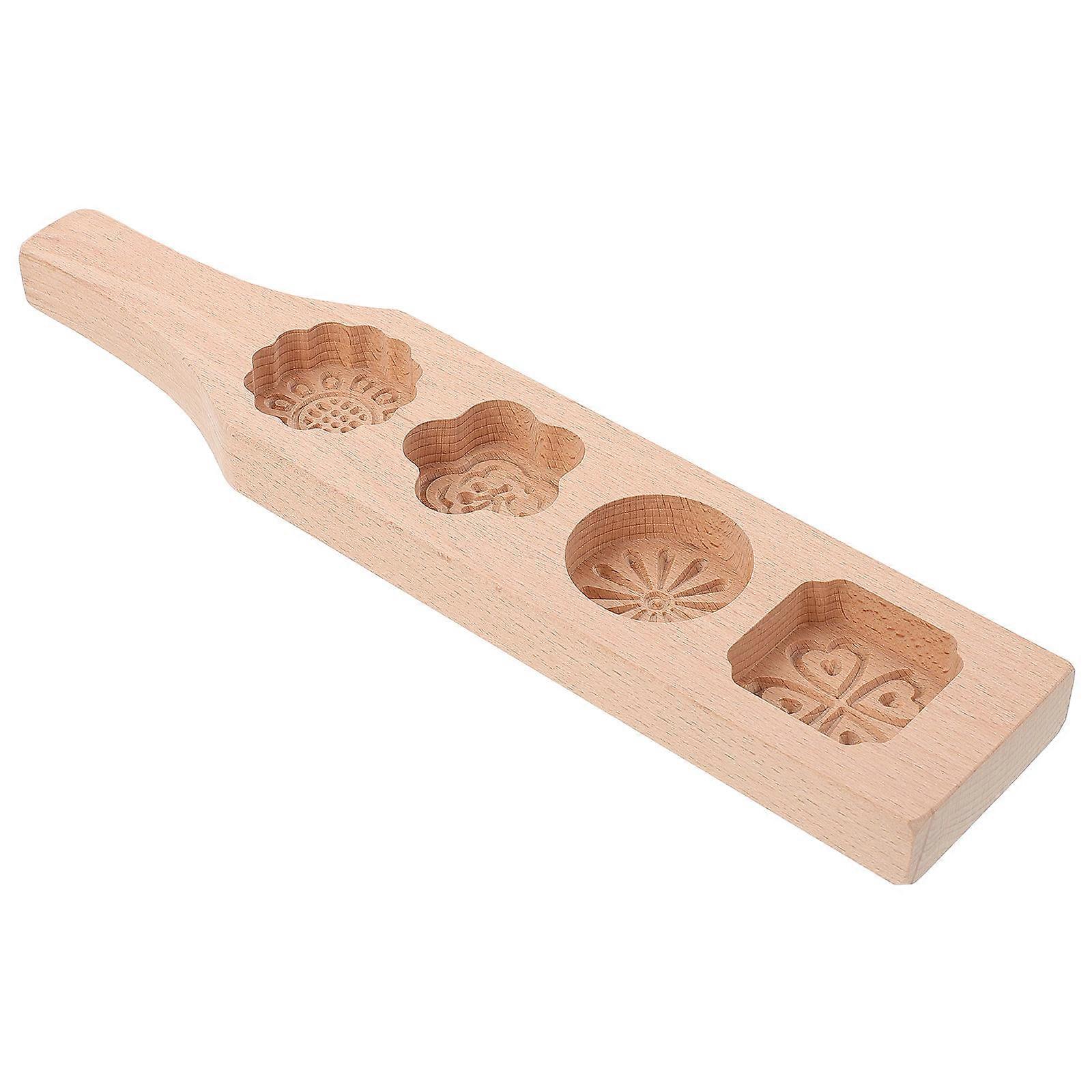 Pastry Tool Moon Cake Mold Baking Accessories Patterns Wear Resistance Easy To Clean 13.4×3×1in 1Pack