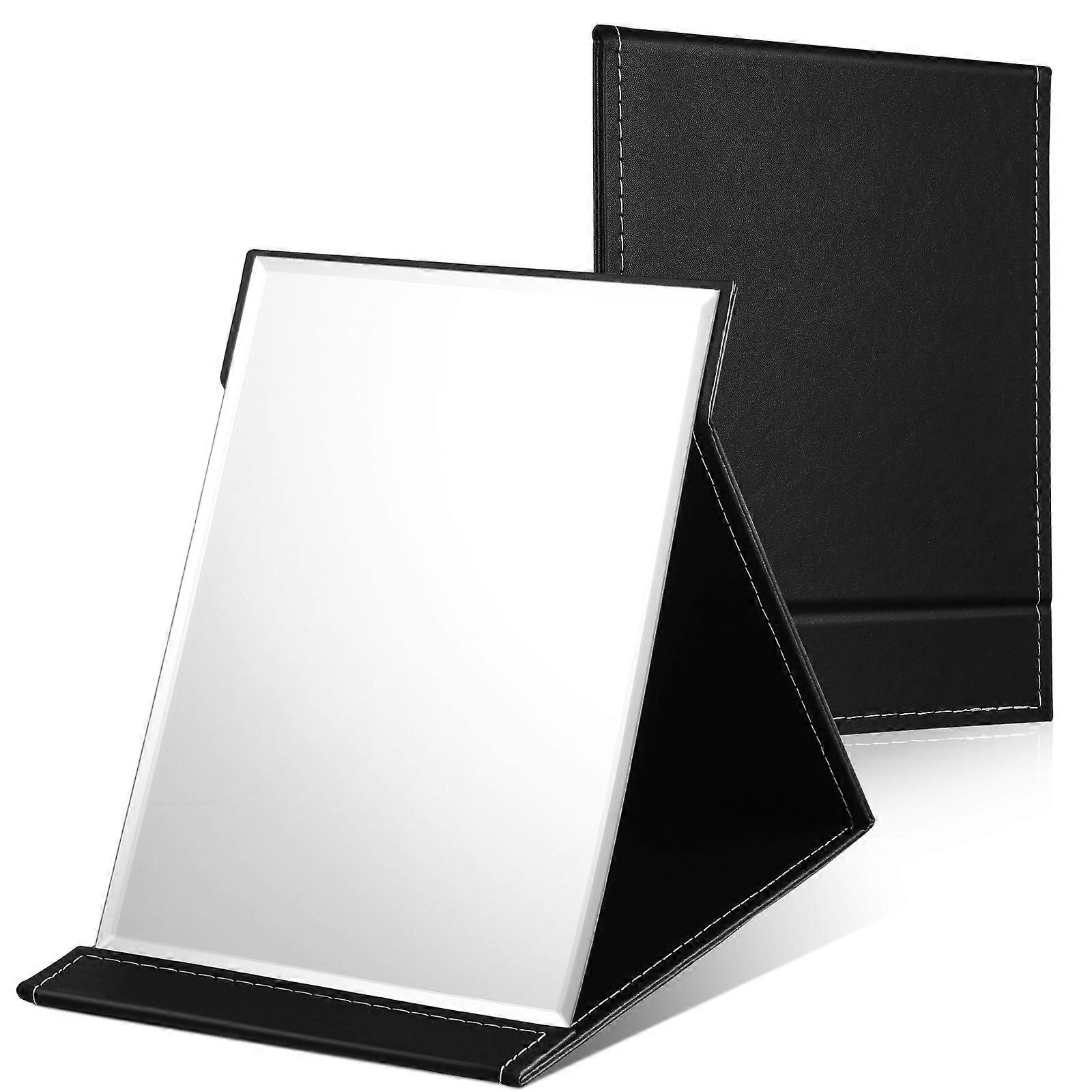 Durable Beauty Mirror with Premium Materials for Desktop Use Black Adjustment 90° to 180°