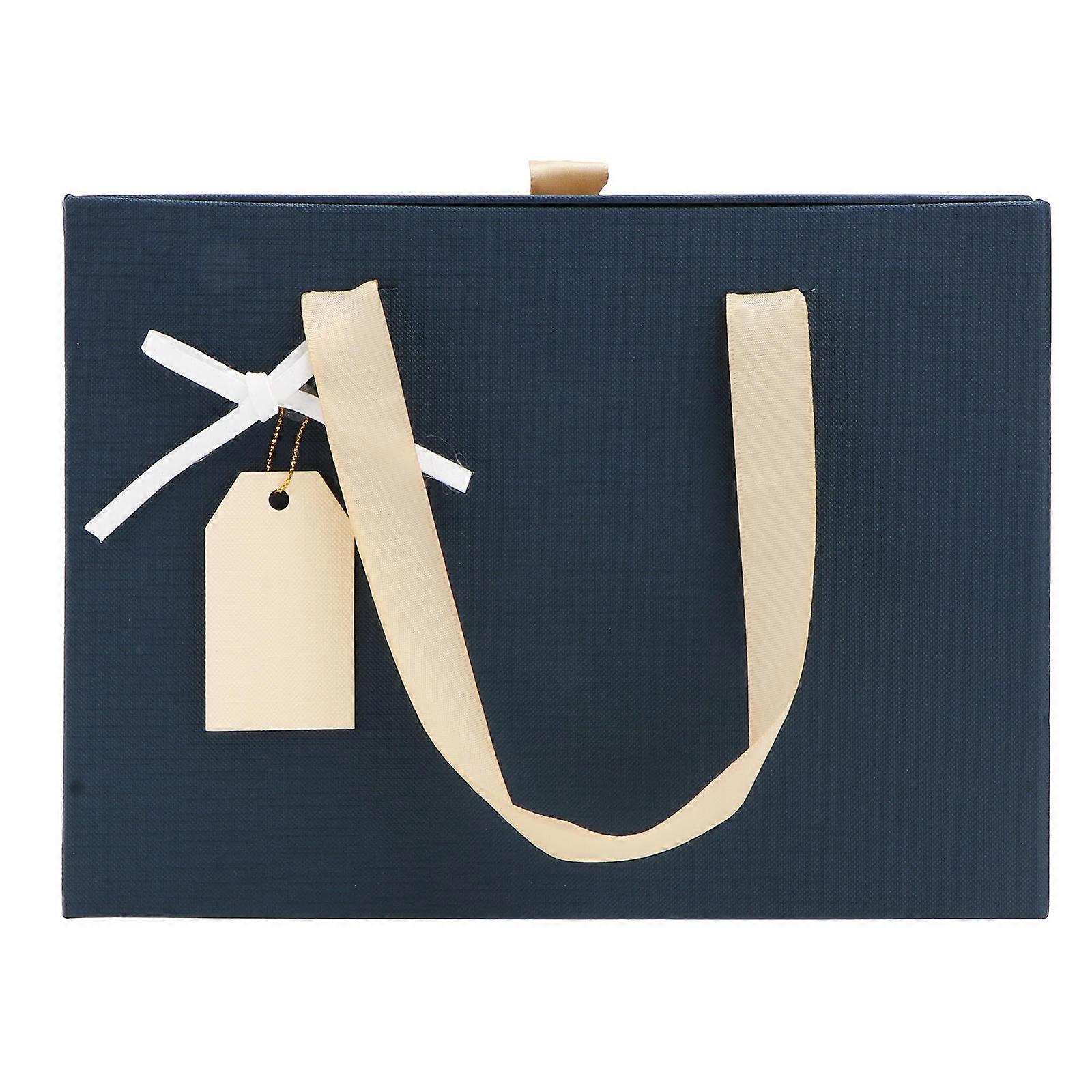Decorative Box Cardboard Storage Box Gift Giving Rectangular High-Grade Appearance 9.43X6.68X2.75IN 1Pack