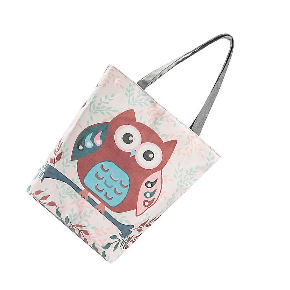 Canvas Hand Bag Portable Square Shape Multi Color Large Capacity For Women Beach 1Pc