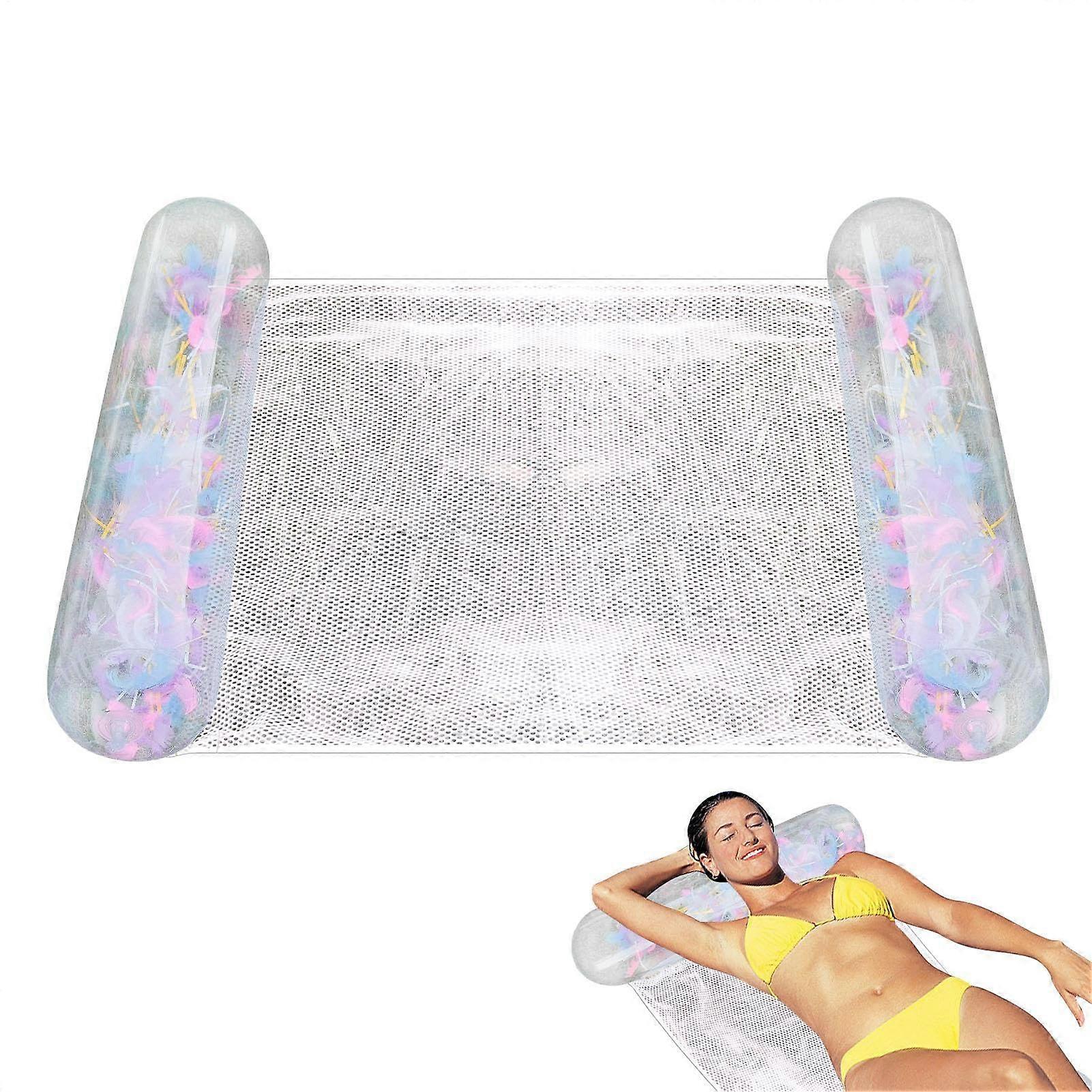 Inflatable Floating Pool Chair, Pool Inflatable Toy for Adults, PVC Floating Raft