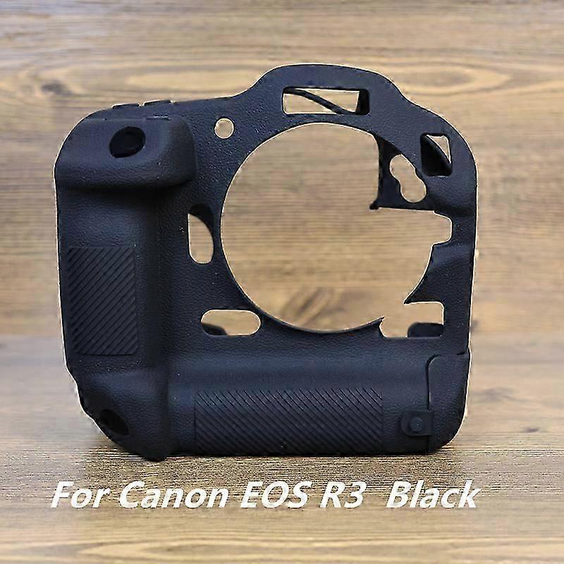 Halkfri texturdesign silikonhudfodral DSLR-kameraväska kroppsskydd för Canon EOS R3 R5 R6 Mark II R6II Nikon Z9