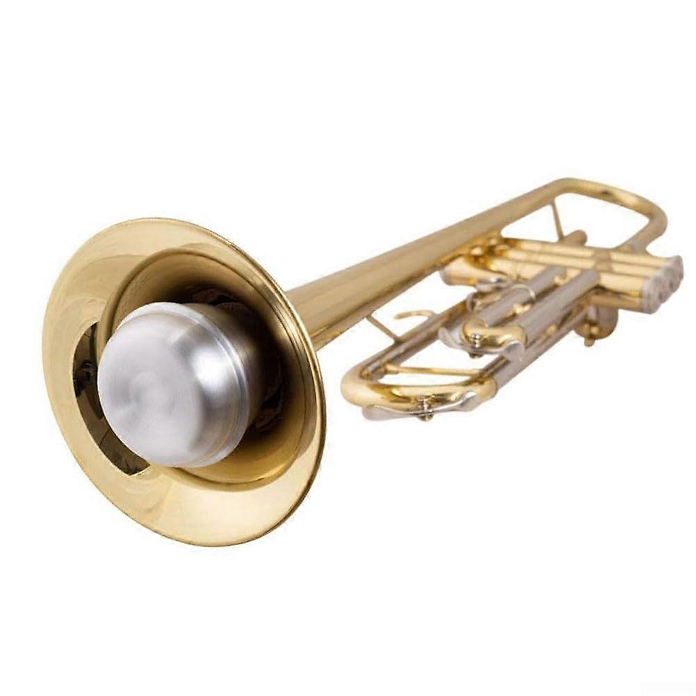 Trumpet Mute Compact Metal Muffler for Beginners, Aluminum Practice Tool for Trumpet Players, Lightweight Design