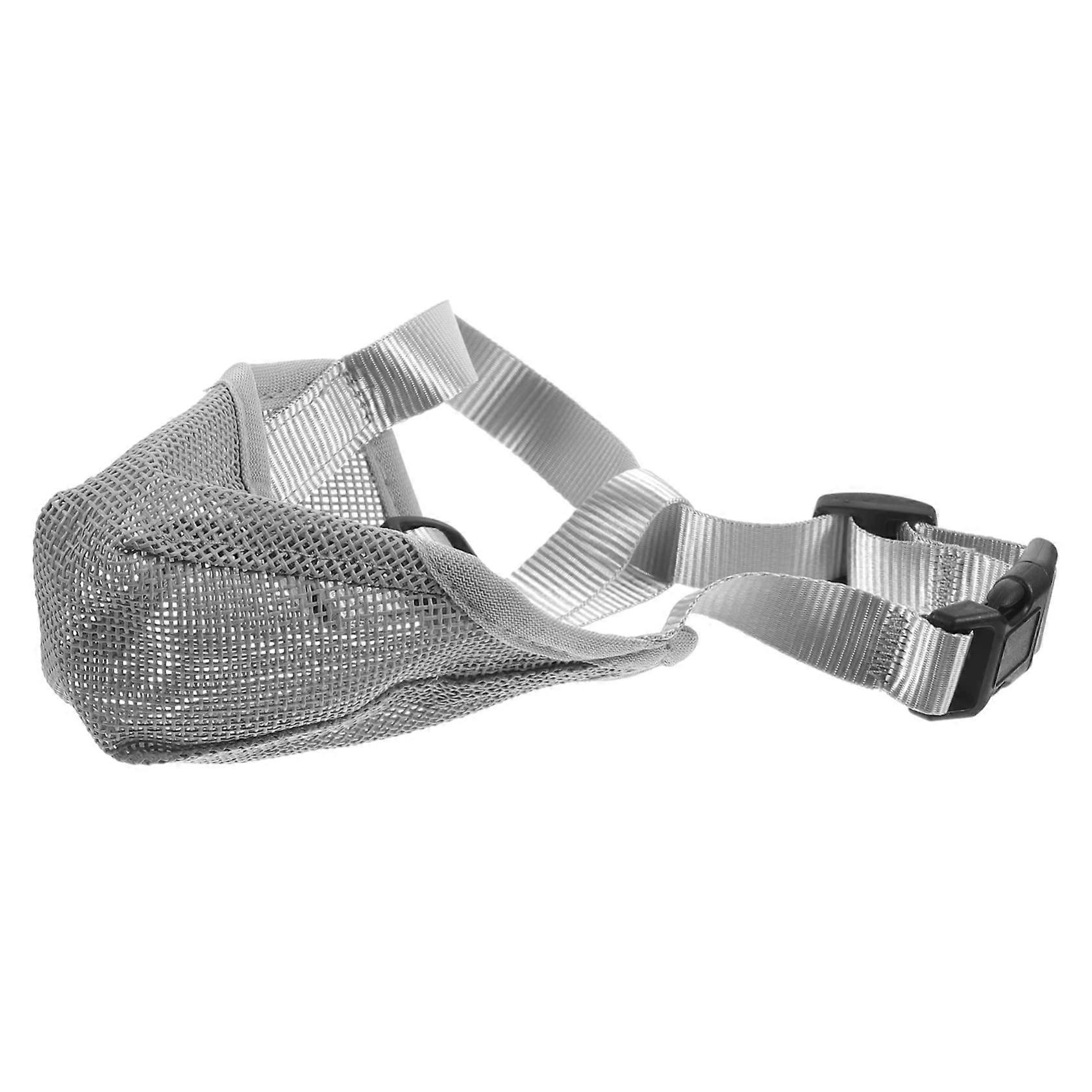 Breathable Dog Muzzle Adjustable Prevents Biting Suitable for Large Dogs for Training and Outdoor Activities S