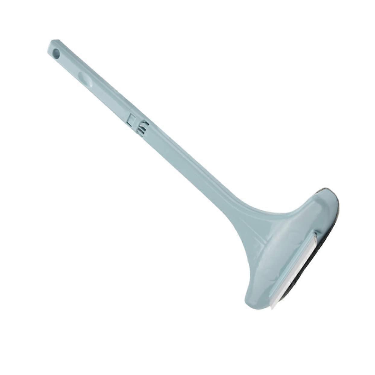 Glass Squeegee Car Puller 54x21cm Blue Microfibre Telescopic Windscreen Cleaning Brush for Car Windows and Shoes