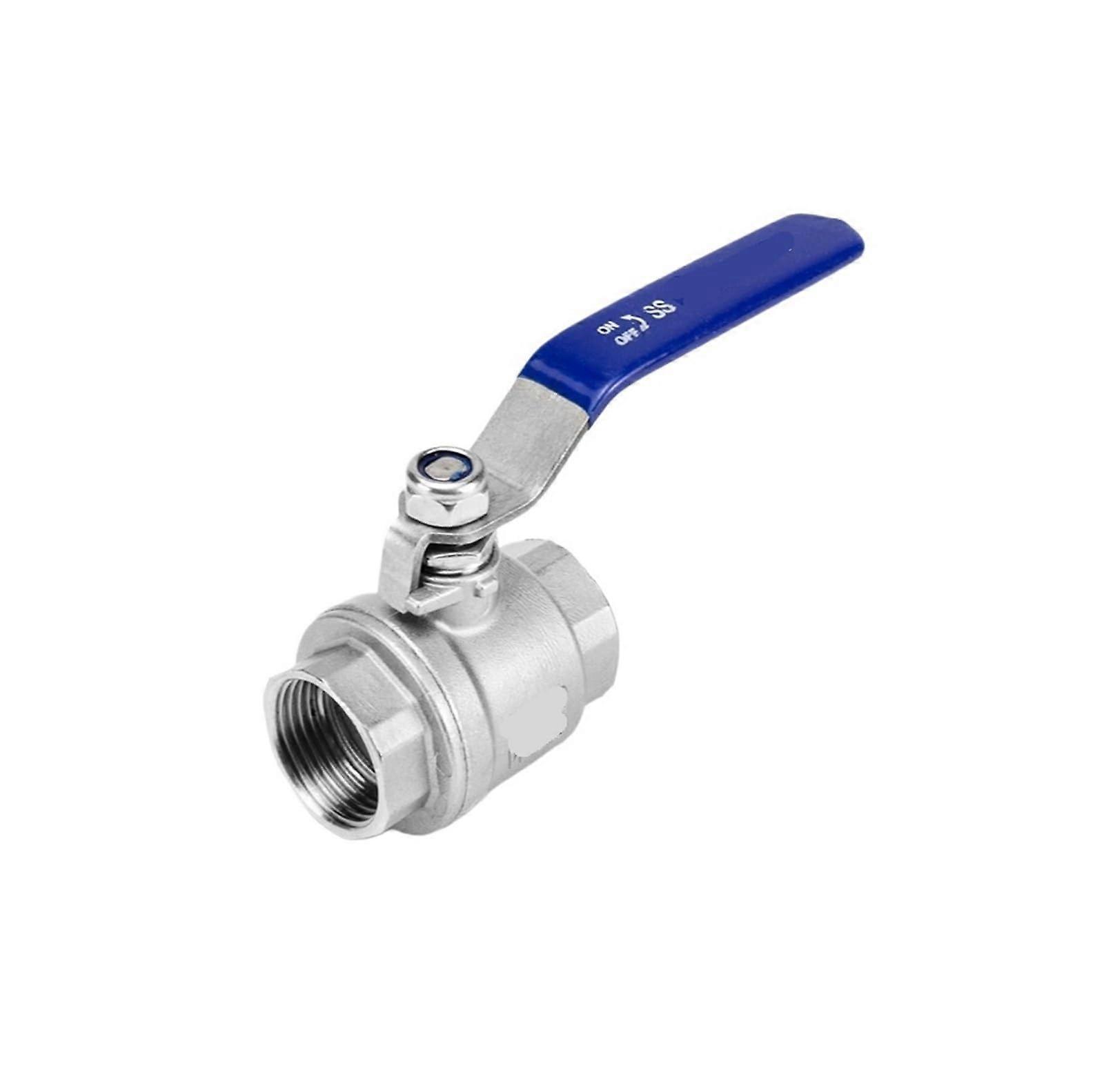 Stainless Steel 316L Two-Piece Ball Valve Q11F-25P G4 with Thickened Internal Thread, Durable Design, Robust Construction