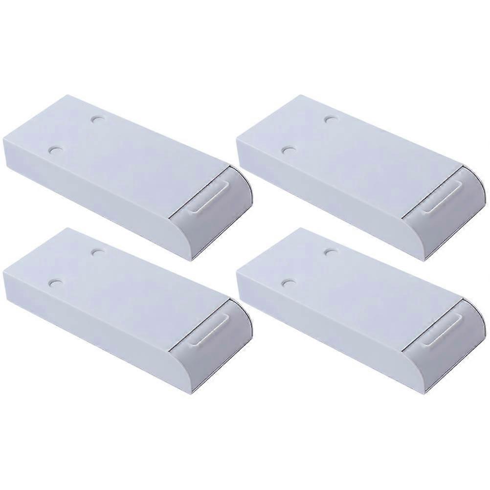Selbstklebende versteckte Schublade Organizer Box 4PCS Mehrzweck-Stifthalter für Büromaterial, um Schreibwaren zu sparen