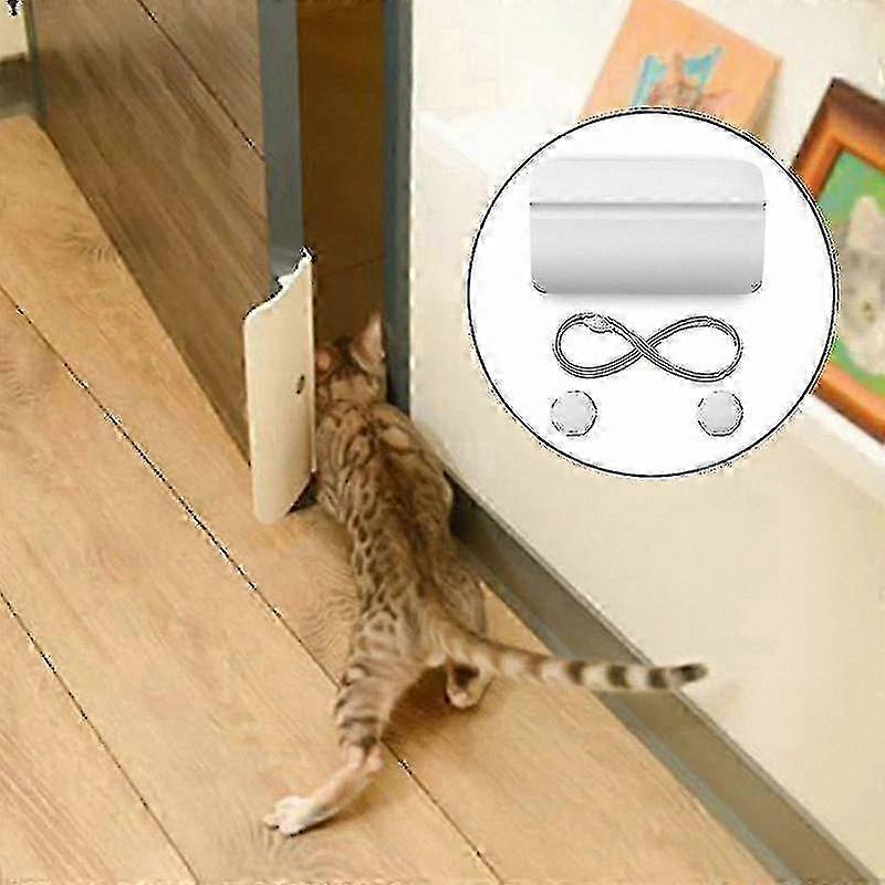Automatic Pet Door Opener Security Gate Two-Way Access for Dogs and Cats Universal Controllable Entry Solution