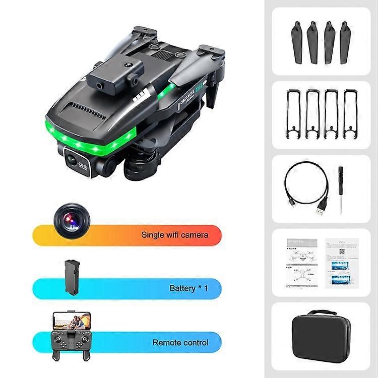 S162 RC Drone Remote Control Quadcopter with Light for Adults and Kids - 1-Camera Lens / 1 - Battery