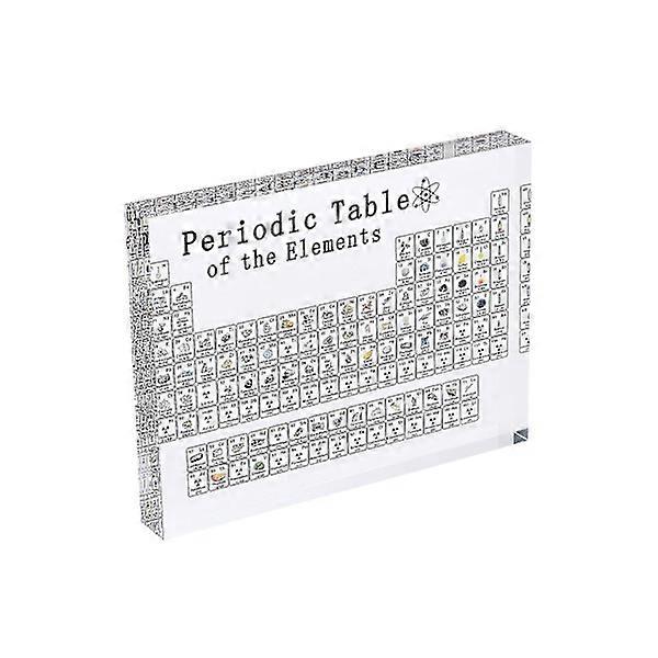 Large Periodic Table with Real Elements Inside, Acrylic Periodic Table Display