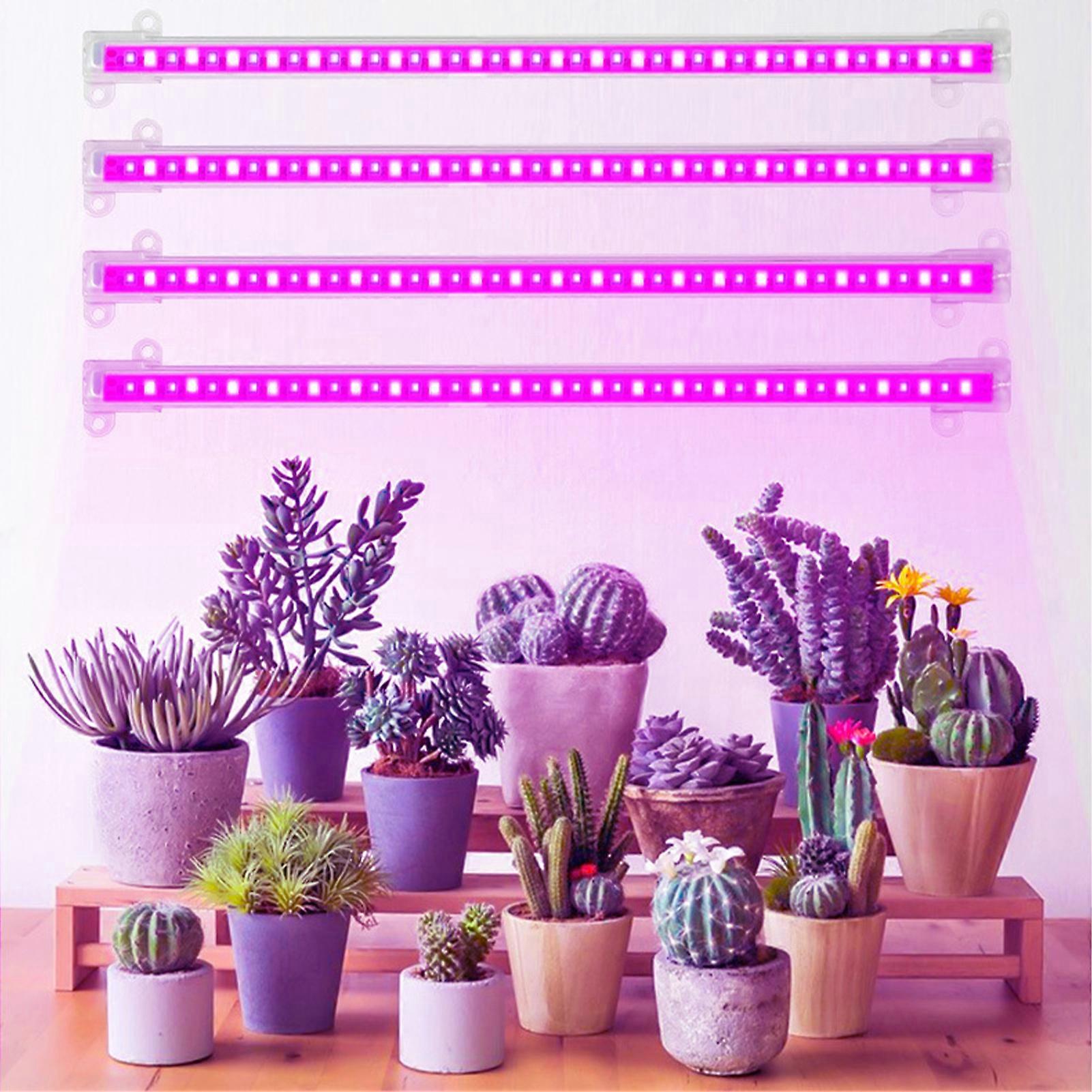 LED Plant Breeding Lamp Full Spectrum Light Indoor Bar Strips Auto ON Off Timer Plant Grow Lamp For Home Greenhouse