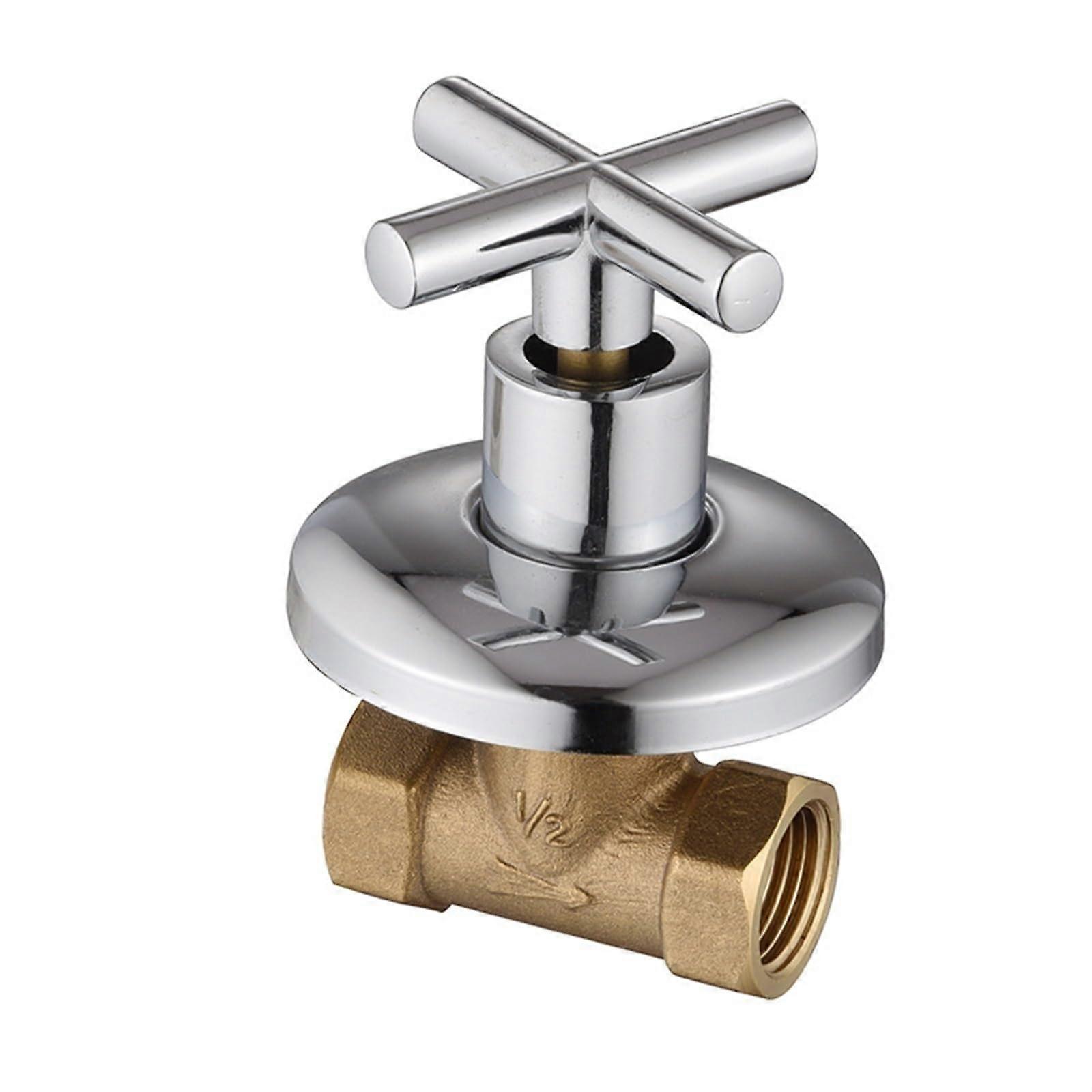 Dark Brass Valve With Concealed Switch, DN15-1 Bath Shower Valve, Quick Maintenance Accessory