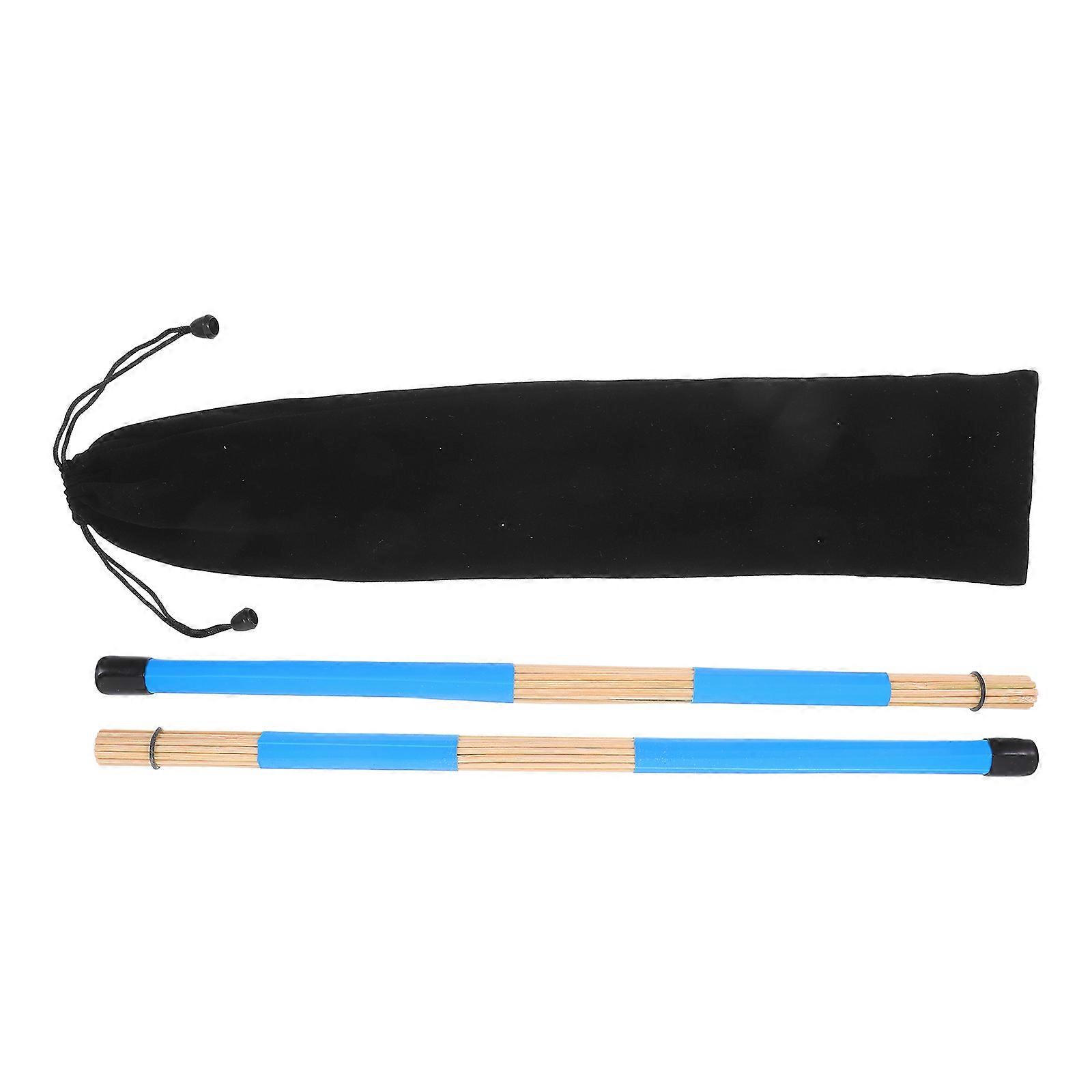 Skyblue Bamboo Drum Rods Versatile Percussion Sticks for Drum Use Durable and Comfortable Grip 19 Bundles