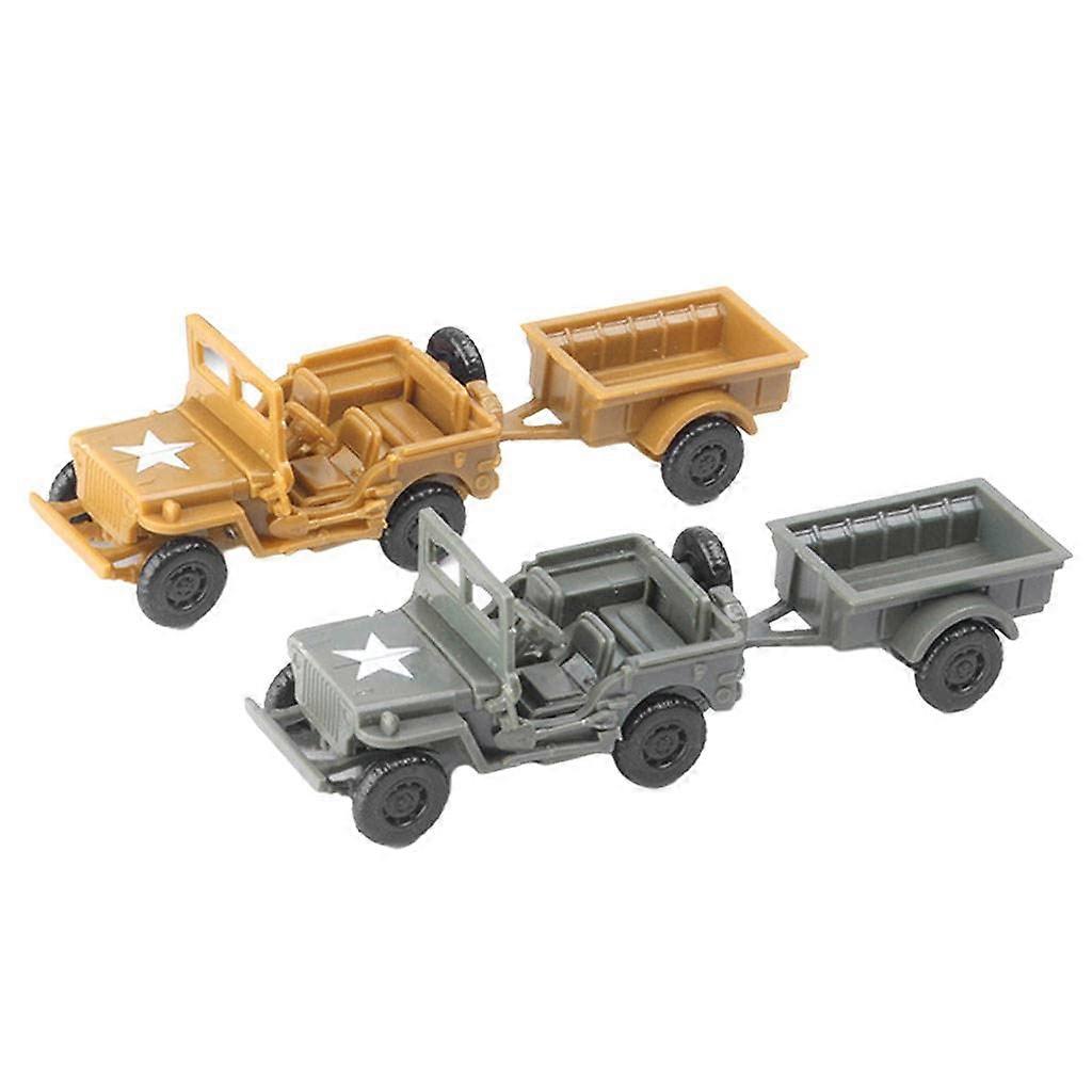 4D Model Set of 2 in 1/72 Scale with Pendant Game Collectibles Souvenirs for Display and Collecting