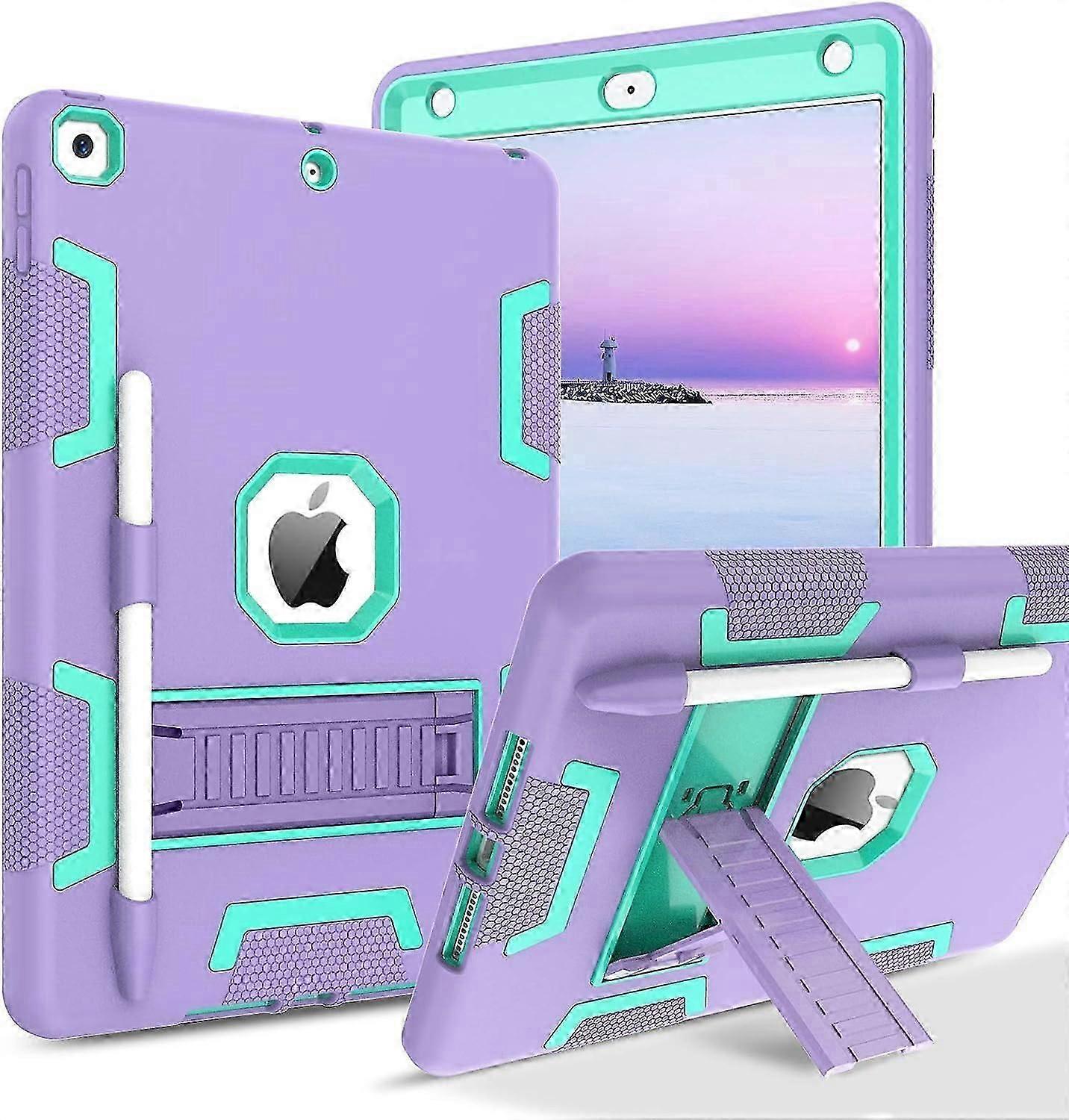 TIANYING for iPad 9th Generation Case, iPad 8th Generation Case, iPad 7th Gen Case, iPad 10.2 2021/2020/2019 Case, 3 in 1 Heavy Duty Shockproof Protec