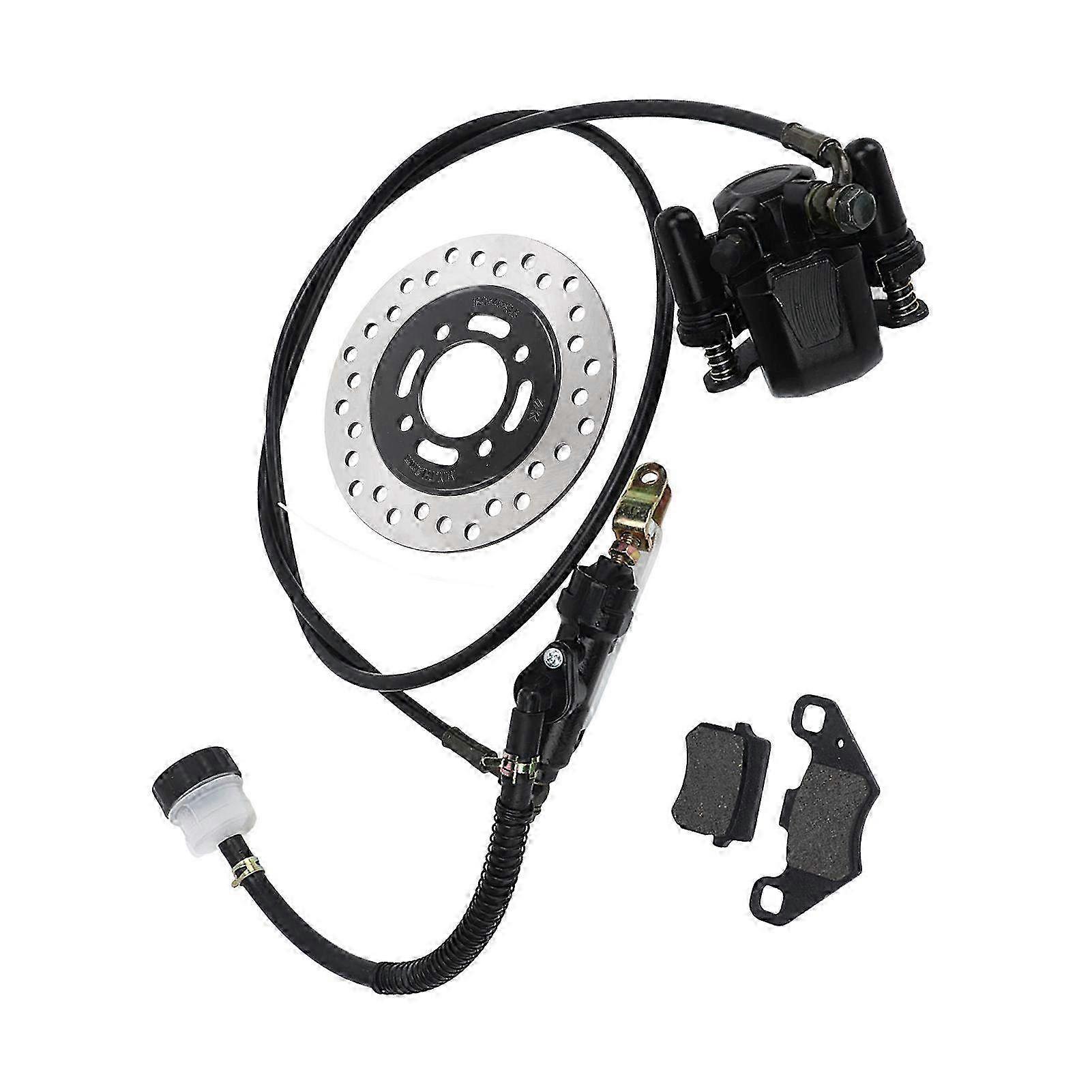 Disc Brake Kit with Pads & Rotors for 50cc 110cc 125cc 150cc 200cc 250cc Dirt Bikes, ATVs, and Go Karts - Compatible with Various Models