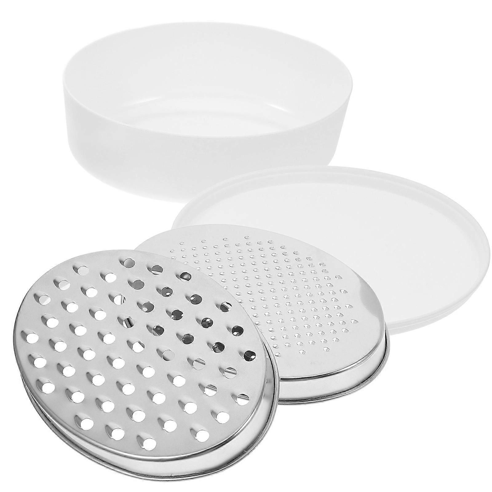 Vegetable Shredder With Storage For Kitchen Tool Food Preparation Cooking 18.30X12.30X2.10CM Ergonomic Design 3-Piece Set