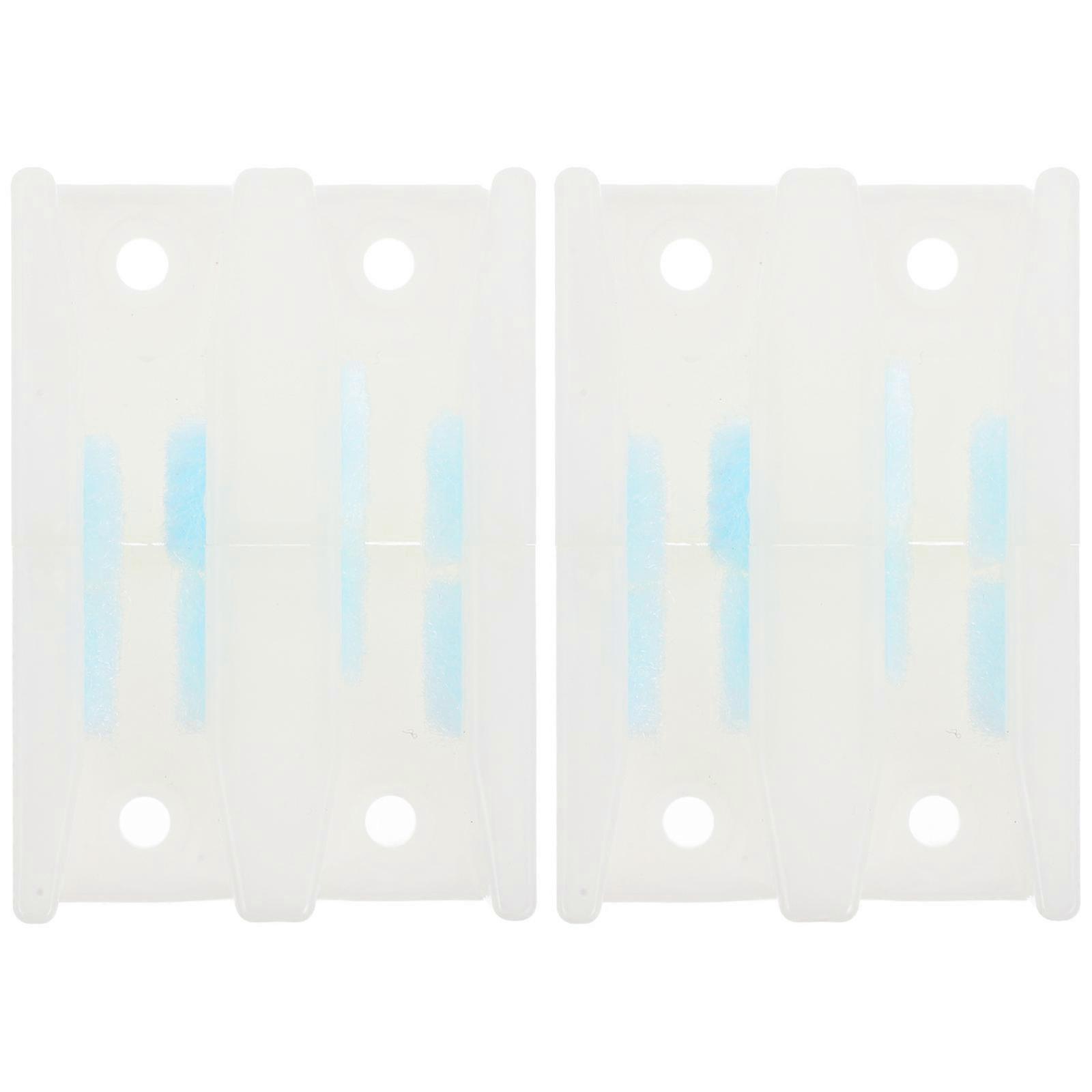 2pcs Sliding Glass Door Wheels and Bottom Guide for Shower Doors Track and Hardware Kit