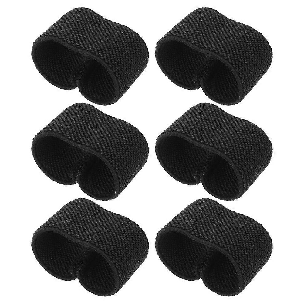 6pcs Herringbone Elastic Belt Loop Keepers, High Elasticity Wide Strap Retainers for Men and Women, Heavy Duty Nylon Belt Holders for Outdoor