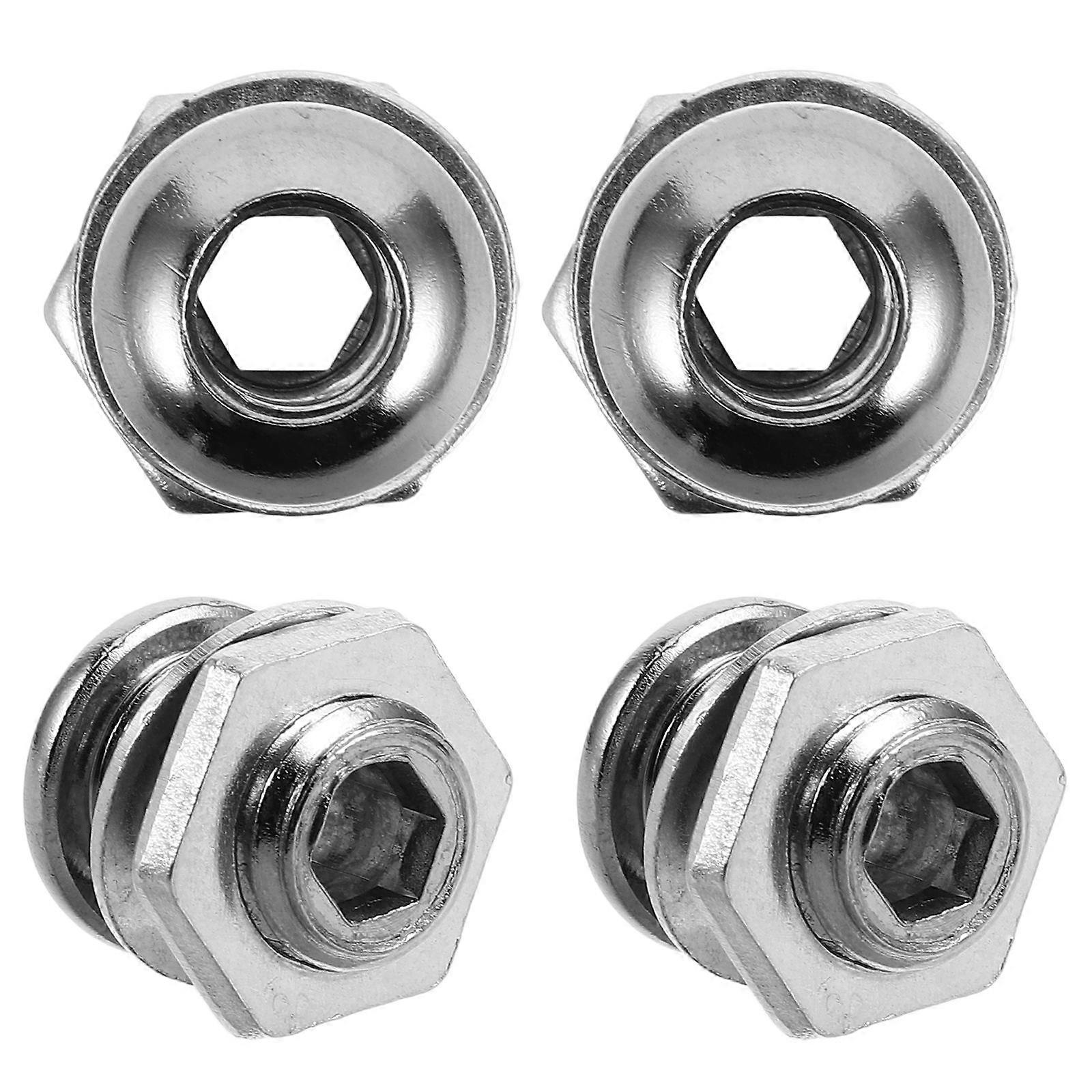 4pcs Drum Air Vent Screws with Washer for Snare Drum Replacement – Durable, Easy Installation, Optimal Performance for Percussion Instruments