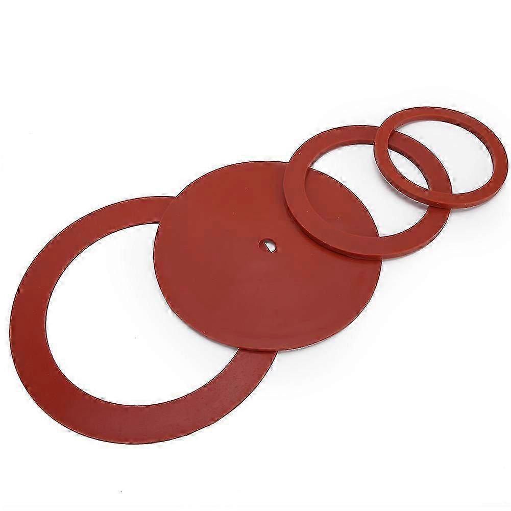 4pcs Rubber Seals for Casting Machine - Essential Jewelry Making Tools & Accessories for Precision Crafting