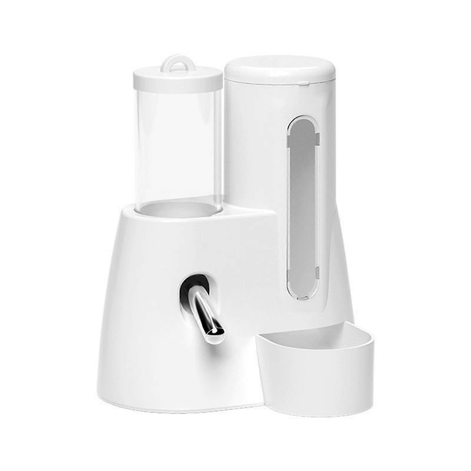 Garden decorations, automatic feeder and water dispenser for small pets, dualpurpose, spillproof design for hamsters and gerbils