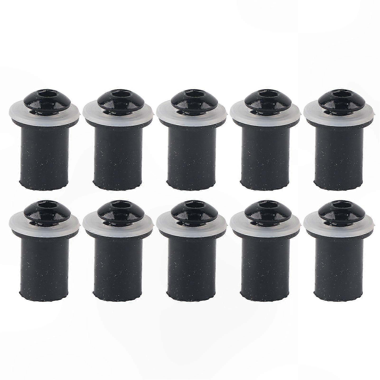 10Pcs Hexagonal Screws for Motorcycle Windscreen Installation