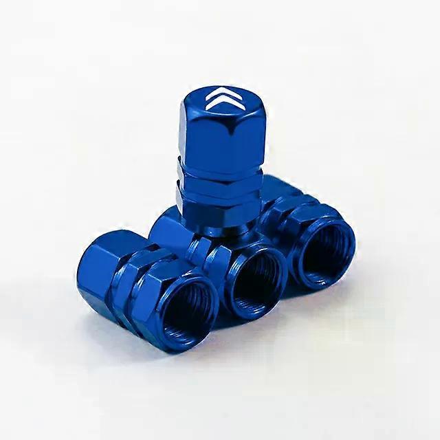 4Pcs Car Styling Tire Wheel Valve Cap Tire Valve Stem Fit For Citroen C4 C3 C5 C1 C2 Berlingo Celysee Cactus Picasso Aircross Saxo