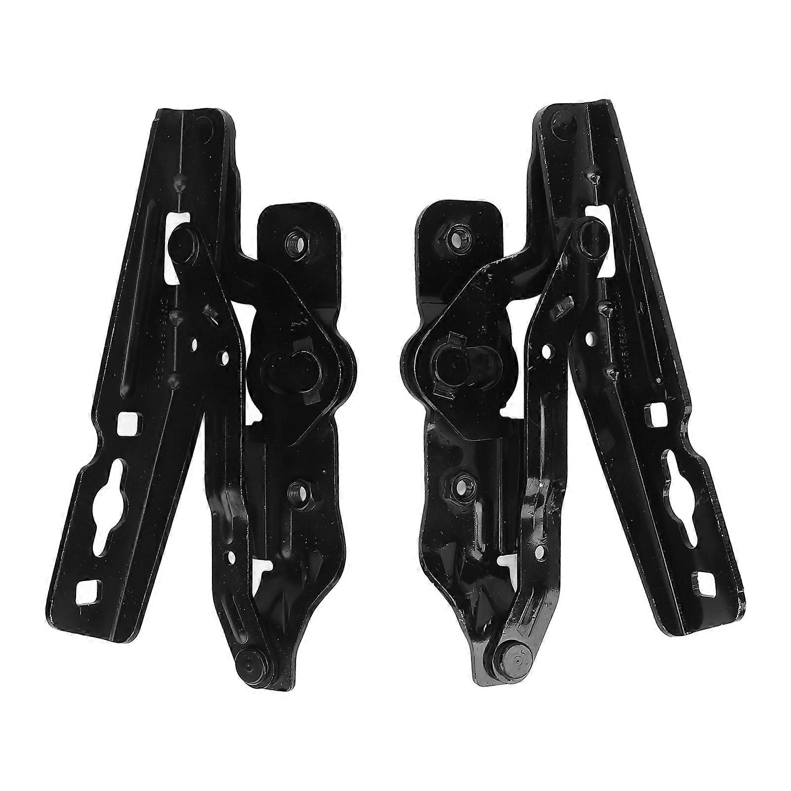 2PCS Black Hood Hinge Set for Transit Connect C-Max Bonnet Hinges Left Right Replacement