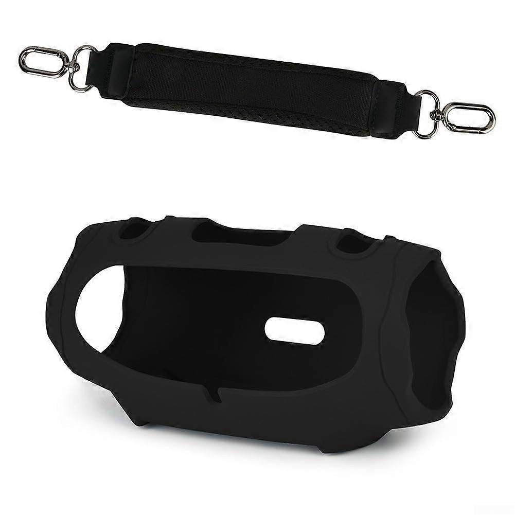 Silicone case for JBL Xtreme 4 speaker, designed to protect against dust (black).
