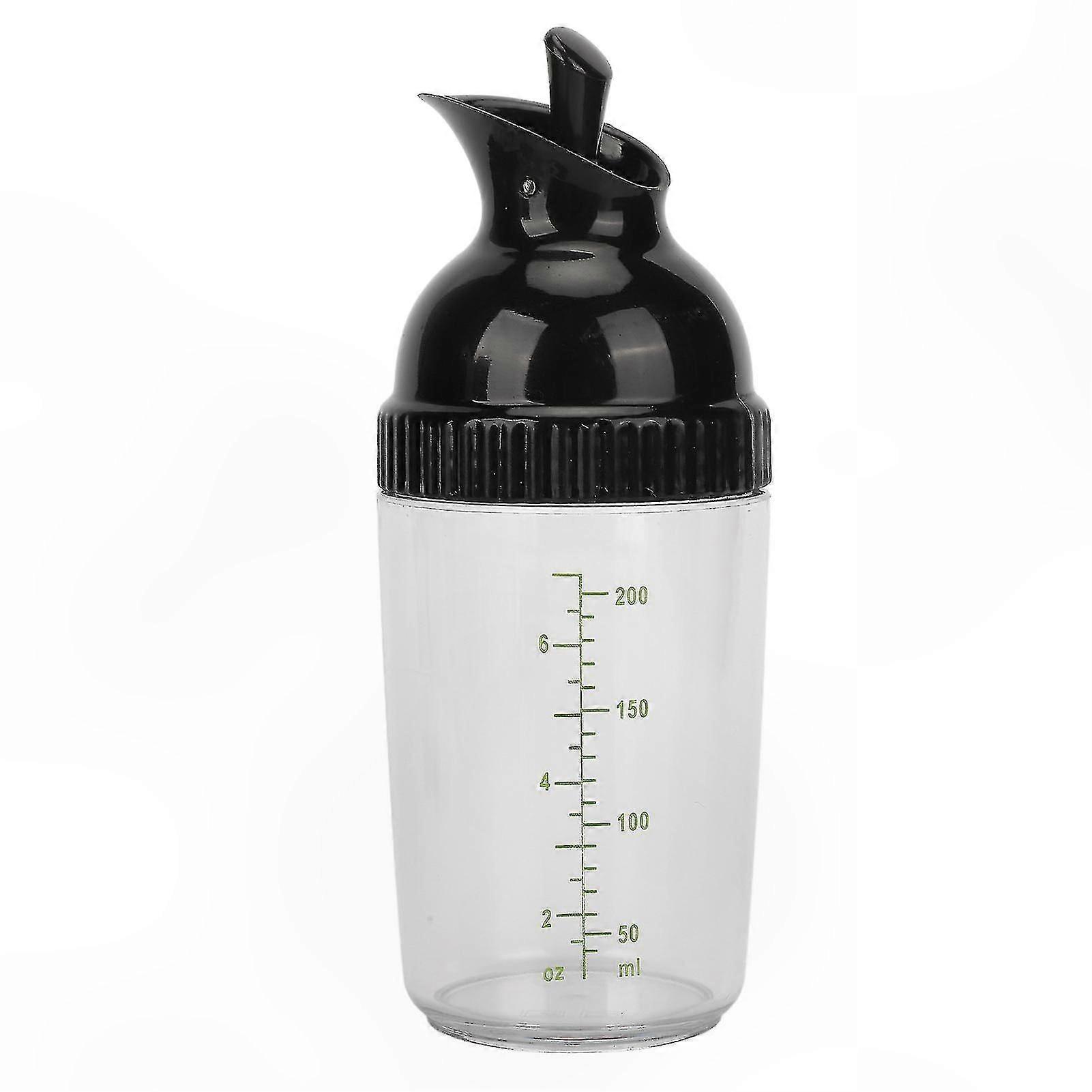 BPA-Free Salad Dressing Shaker, 200ml Leak-Proof Jar with Lid for Kitchen Use