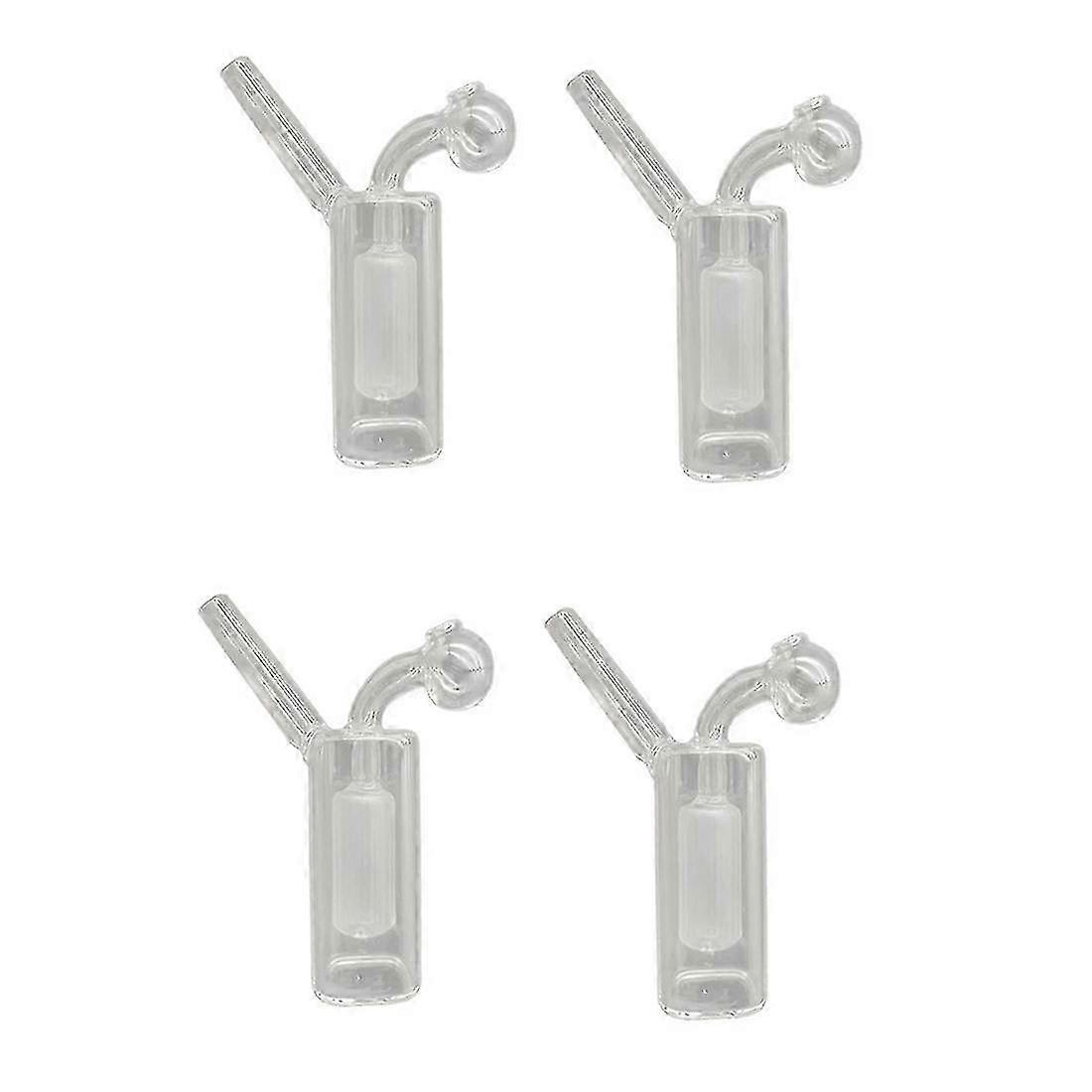 4 Pcs Decorative Oil Lamp Set for Emergency Use
