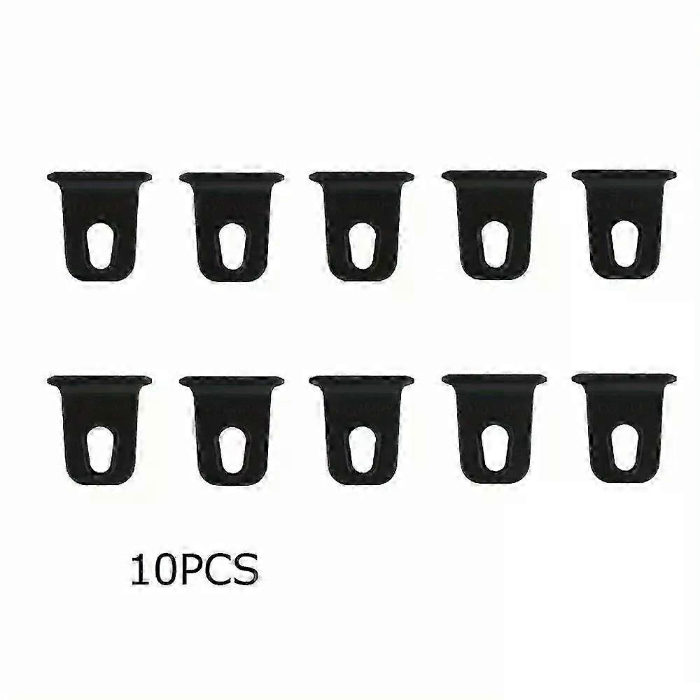 10pcs White/Black Universal Awning Clothes Hook Racks for RV Camper Caravan Party Light Holder RV Awnning Hook Accessories hwy