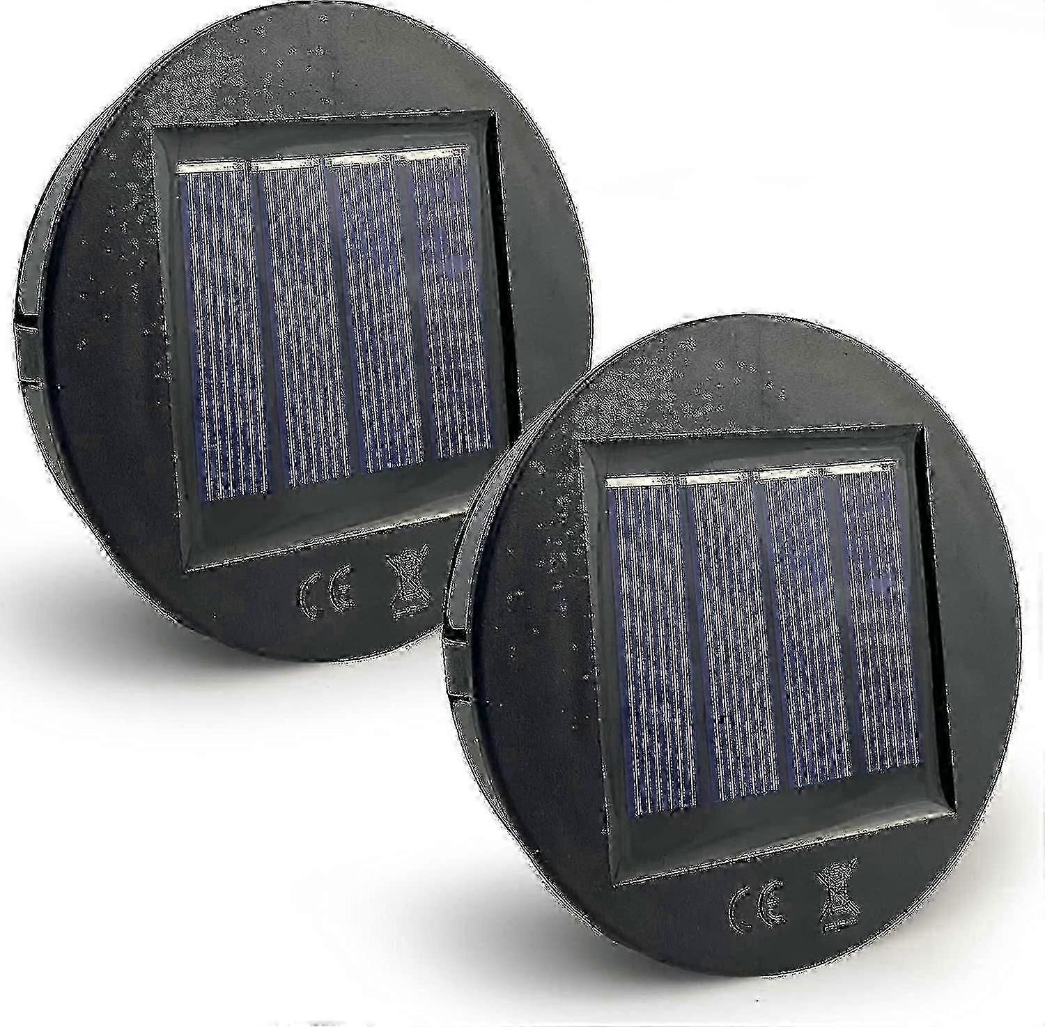 2 Pack 8cm Diameter Replacement Solar Lights