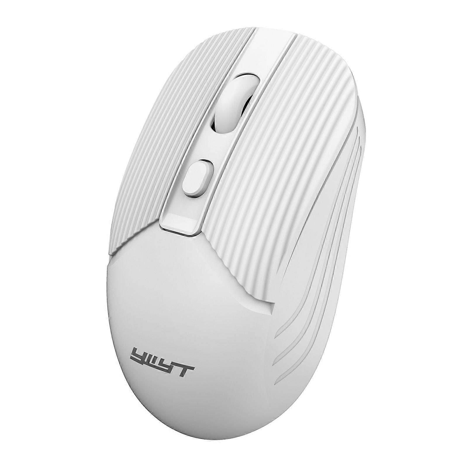 YWYT G862 2.4G Wireless Mouse 3-gear Adjustable Moving speed Ergonomic Design Plug and Play for Desktop Computer Laptop White