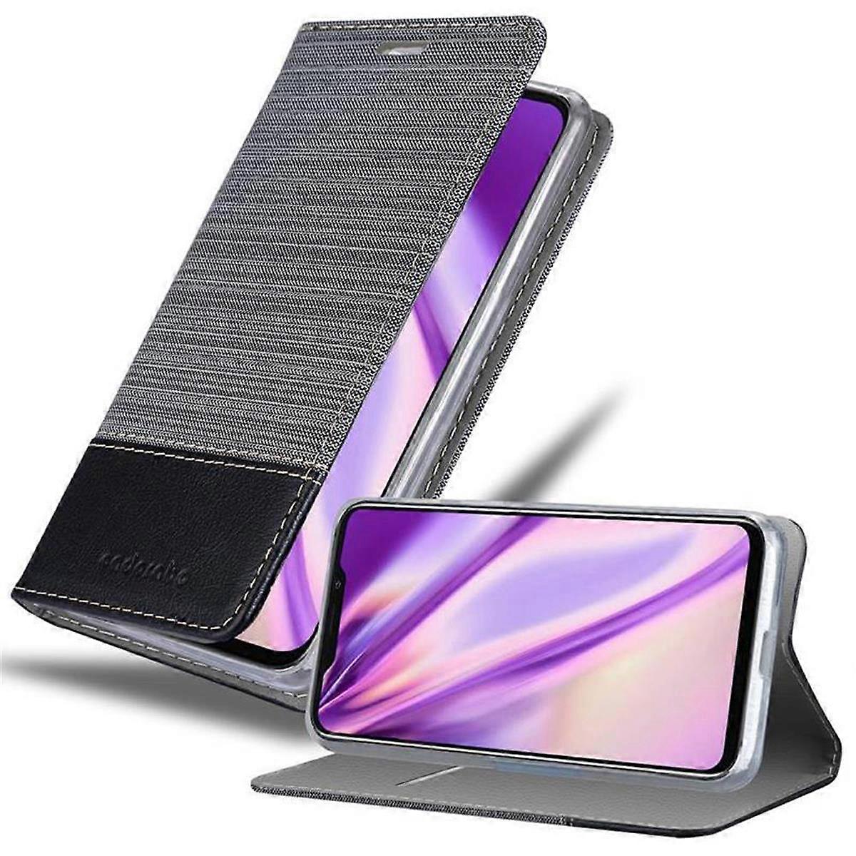 Ochranný kryt MEIZU X8 - v džínsovom vzhľade a funkcii stojana
