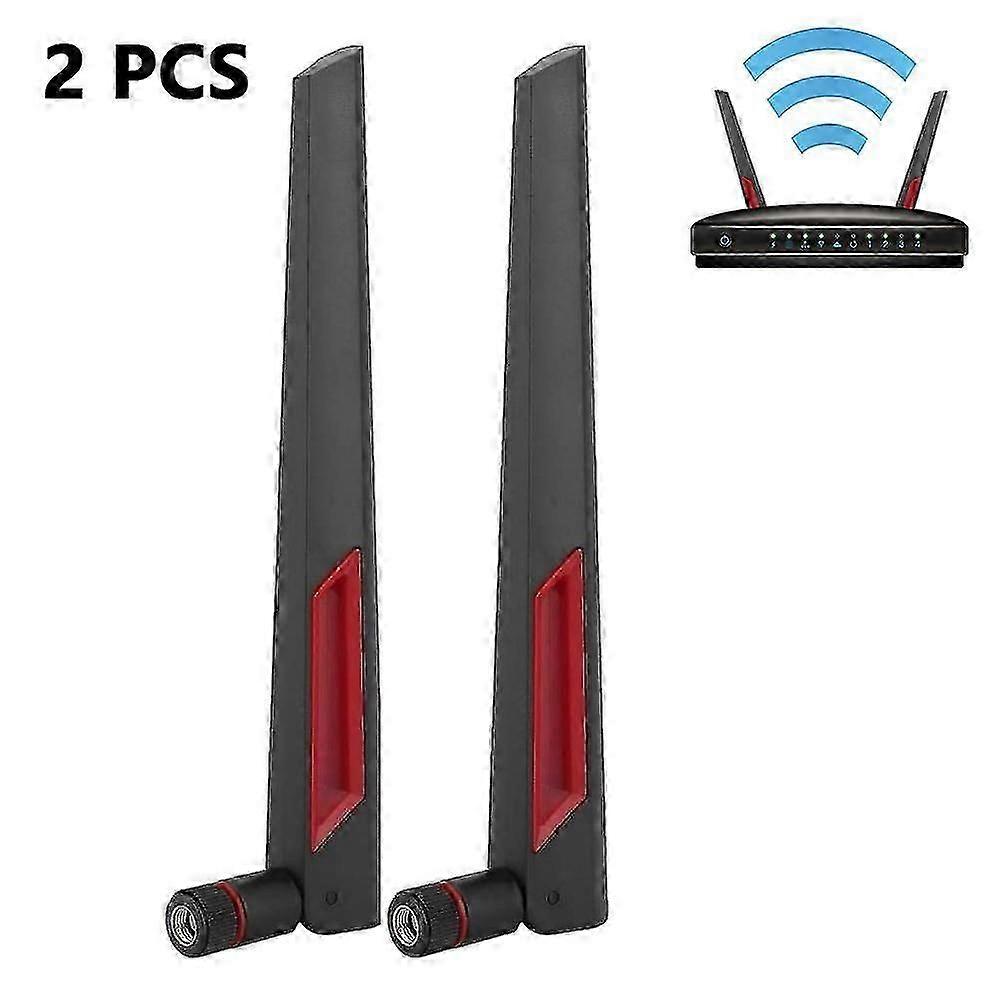 2 Pcs Wireless Router Antenna For Asus Ac68u Ac88u , Interface Omni Radiation Antenna, For 2.4 G/5.8 G Dual-frequency Wireless Router/wireless Lan