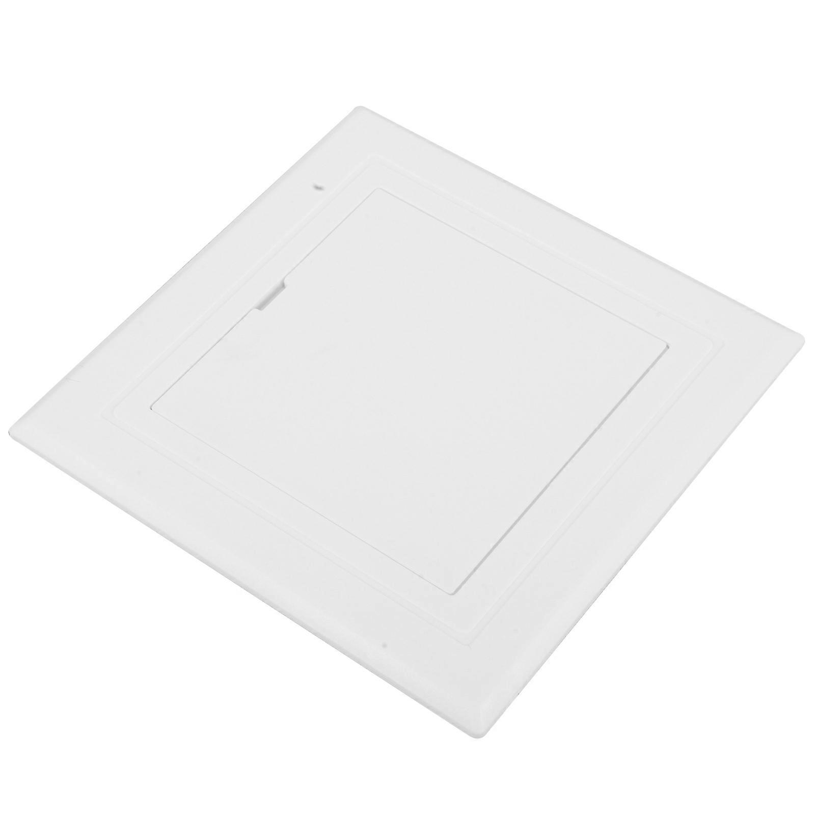 Plastic Access Panel Door with Click Mechanism for Plumbing and Electrical Inspections, Hidden Flap Cover for Indoor Use, Easy Installation