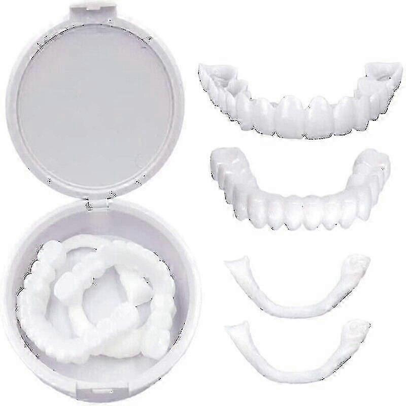 Dental Veneers False Teeth Set - Snap On Smile Dentures Tooth Cover
