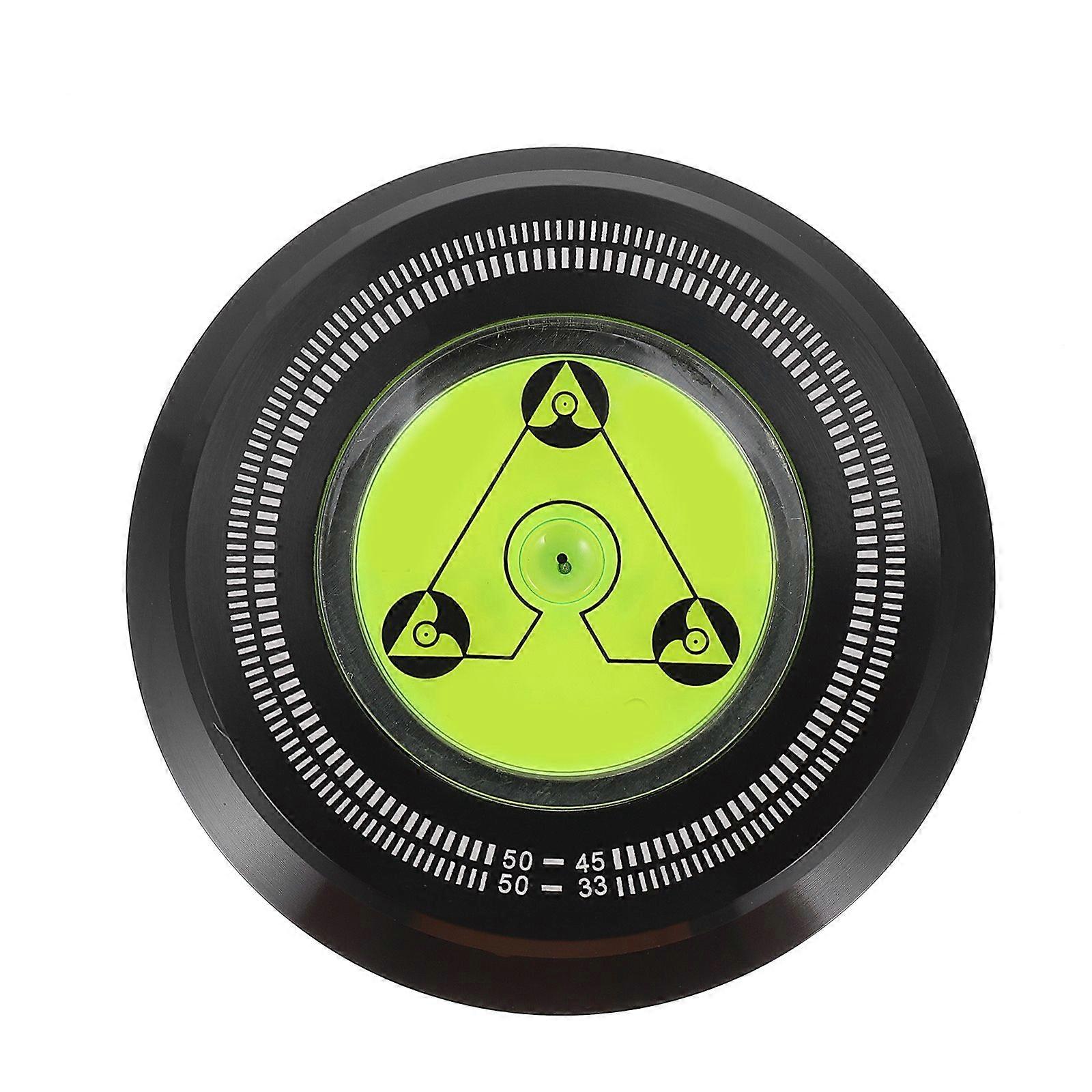 Vinyl Record Turntable Weight Stabilizer Vibration Reducer LP Record Speed-detection Tool Black