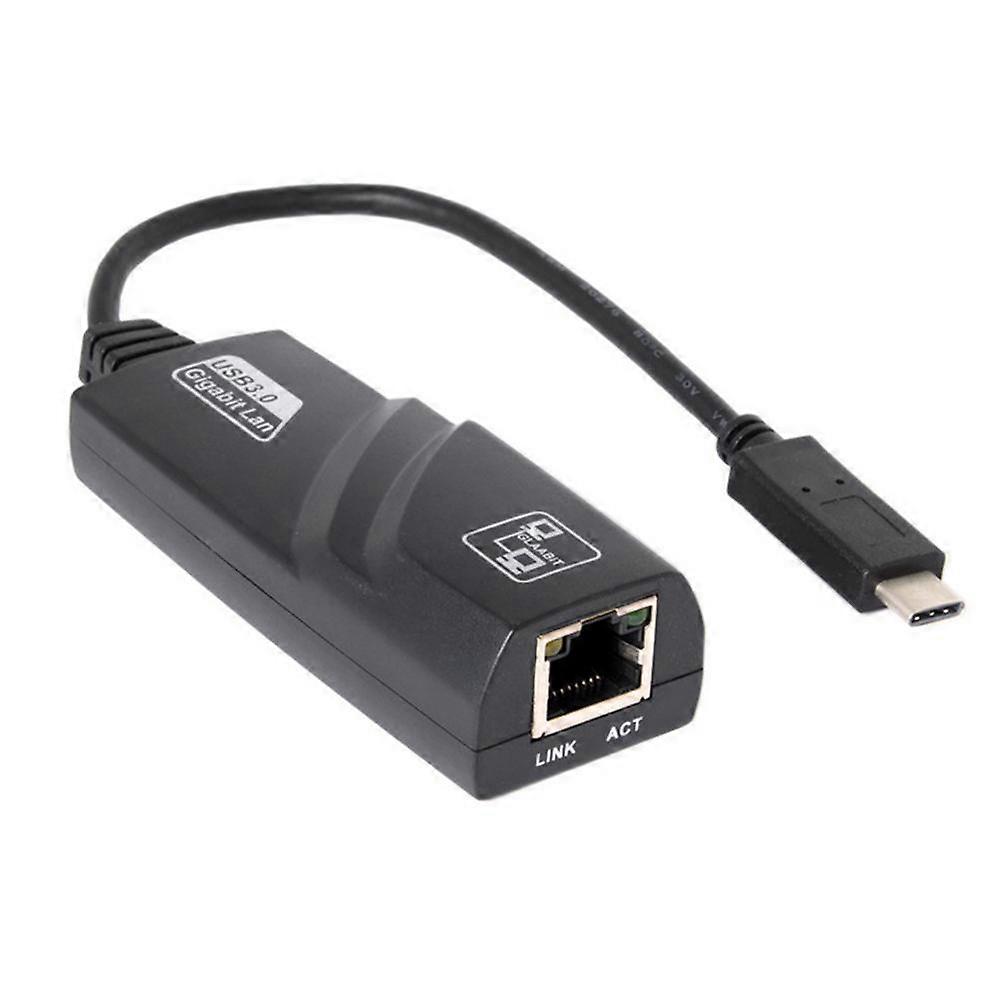 USB 3.1 Type-C Adapter for Fast Gigabit Ethernet Connection – Portable Network Card for USB 3.1/2.0