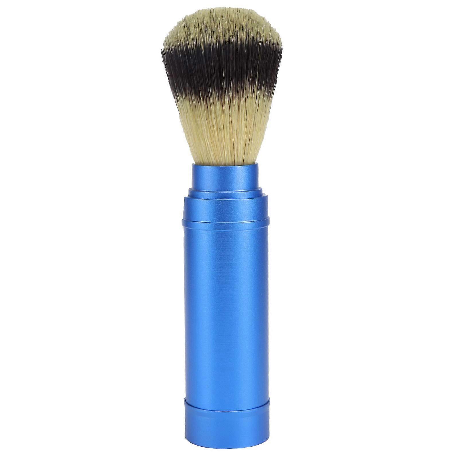 Portable Beard Brush Ergonomic Travel Shaving Brush With Soft Bristles Compact Facial Cleaning Foaming Brush On The Go