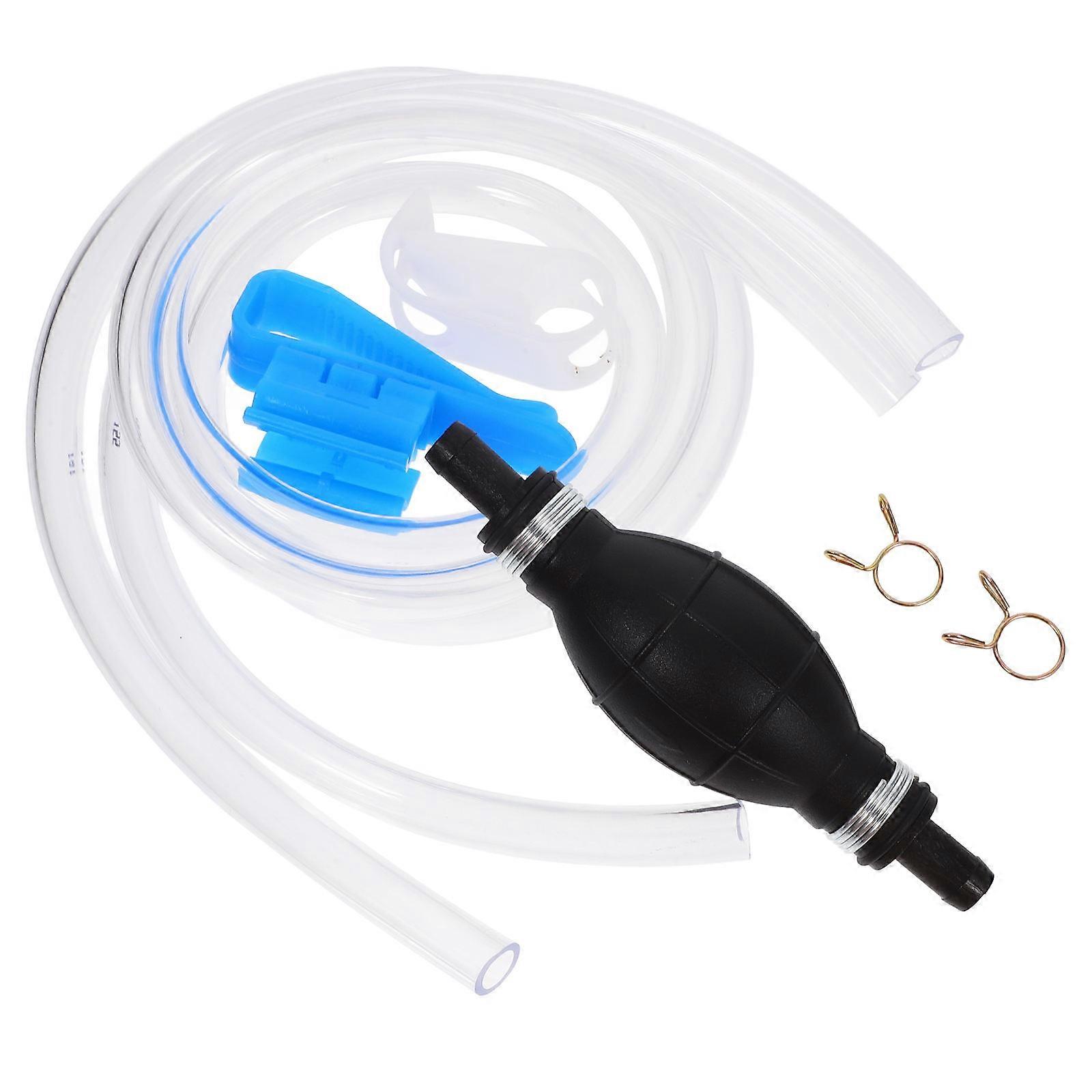 1 Set Hand Gas Pump Siphon Hose for Fuel Transfer Manual Pump Kit Oil Pump