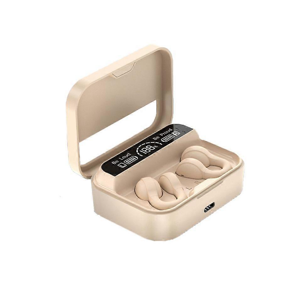 Bluetooth 5.3 Earphone Wireless Headphone Touch Control 1A16qX60(yellow)