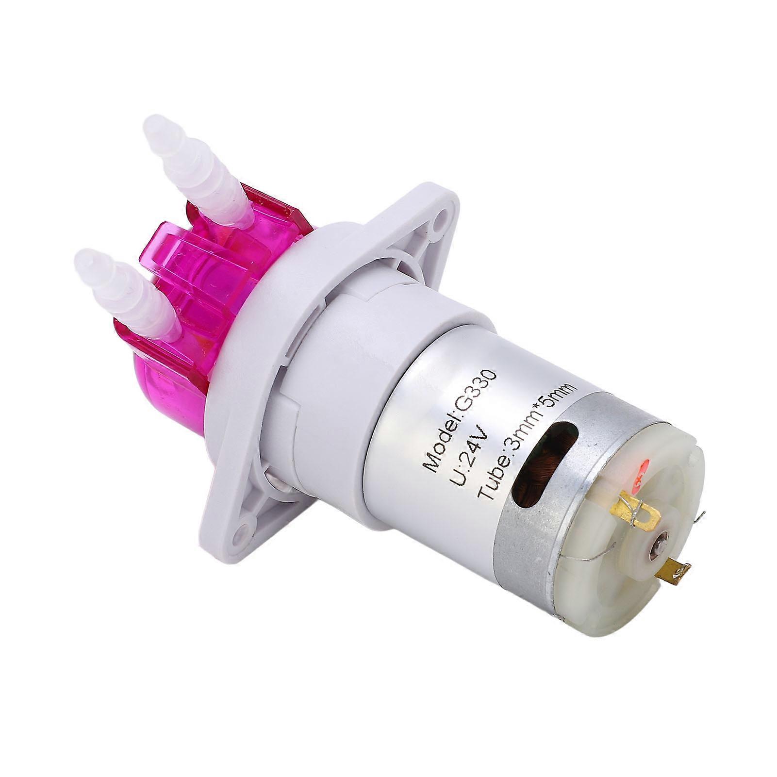 DC 24V Peristaltic Liquid Pump 3x5mm 100ml/min High Efficiency